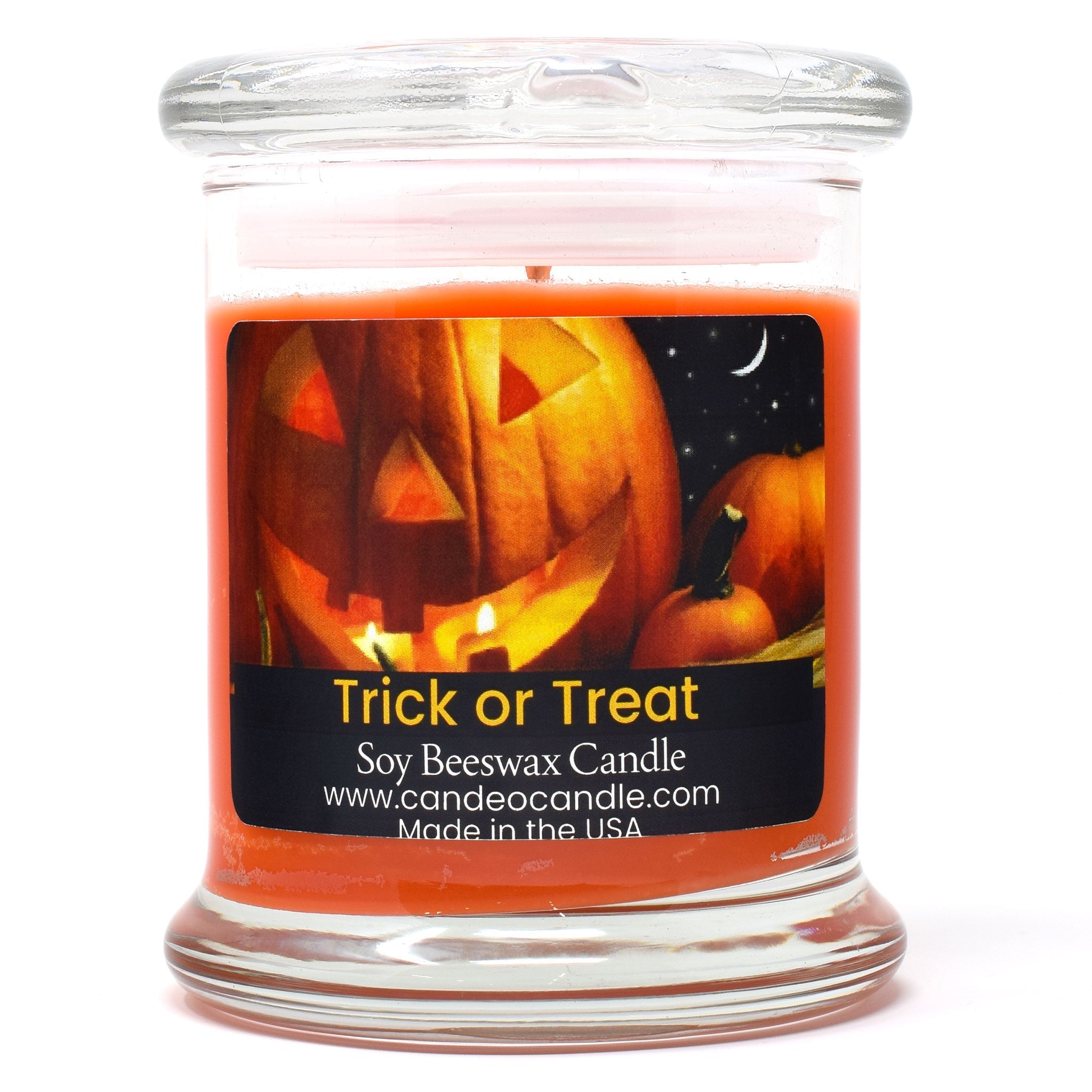Trick or Treat, 9oz Soy Candle Jar - Candeo Candle