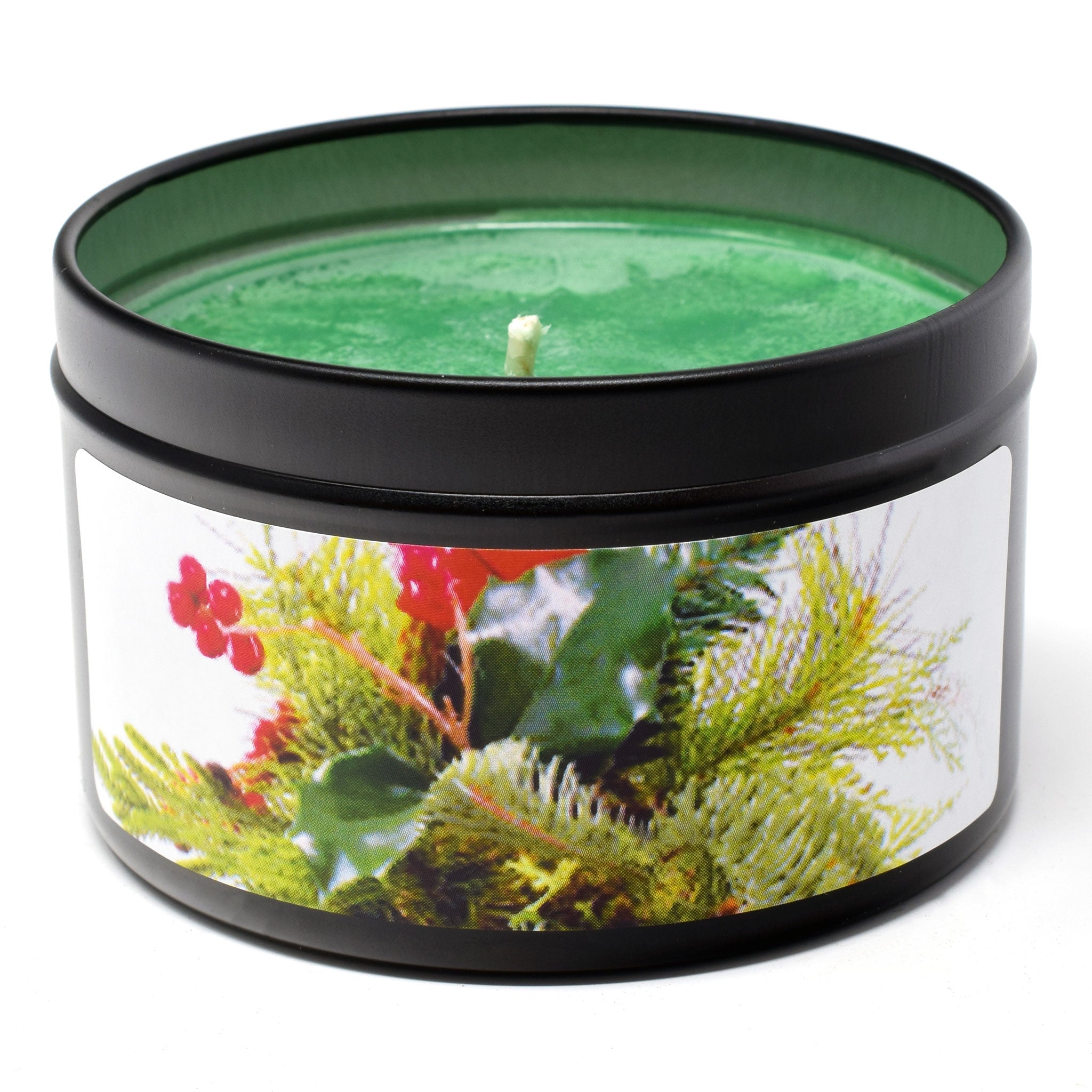 Under the Mistletoe, 6oz Soy Candle Tin - Candeo Candle