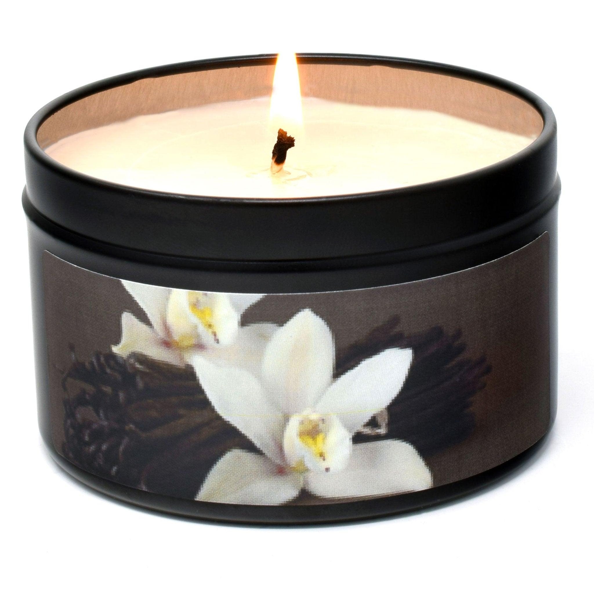 Vanilla Passion, 6oz Soy Candle Tin - Candeo Candle