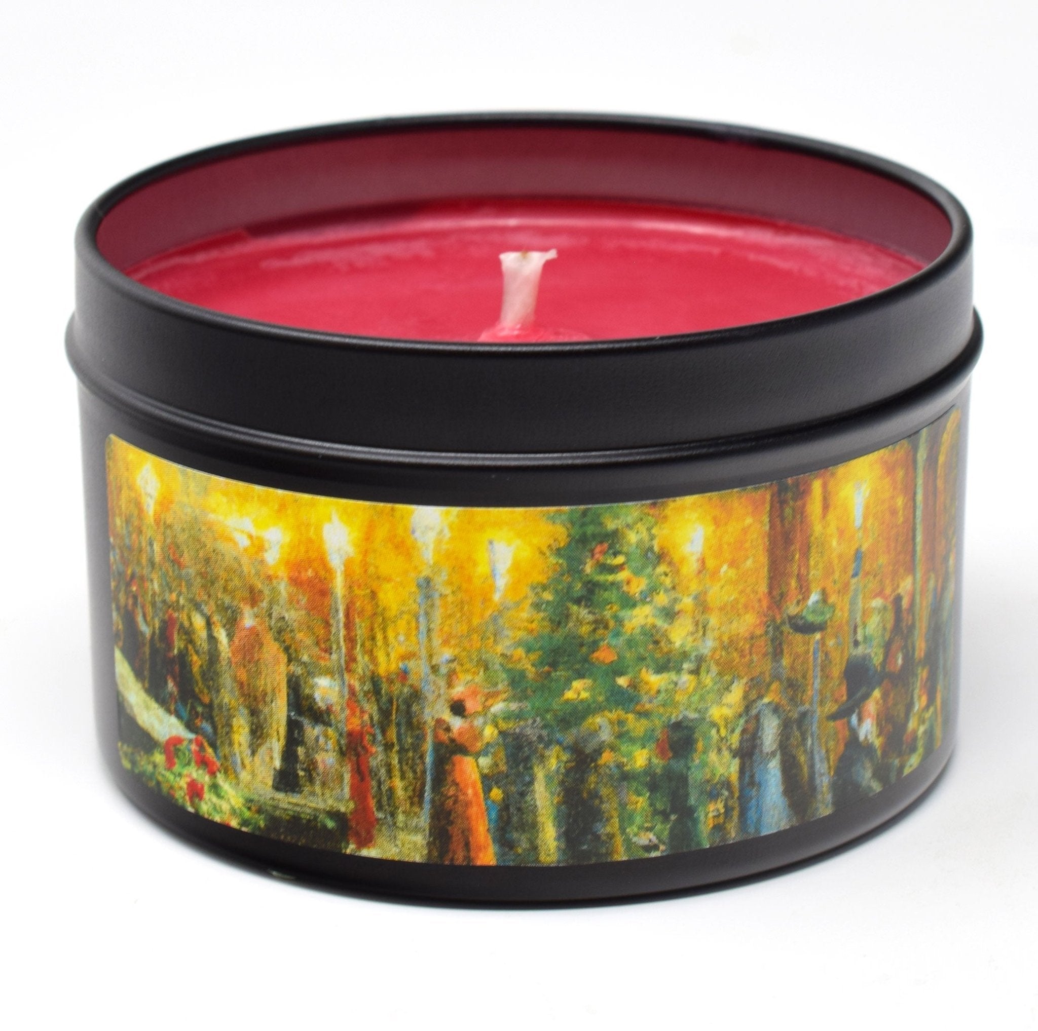 Victorian Christmas, 6oz Soy Candle Tin - Candeo Candle
