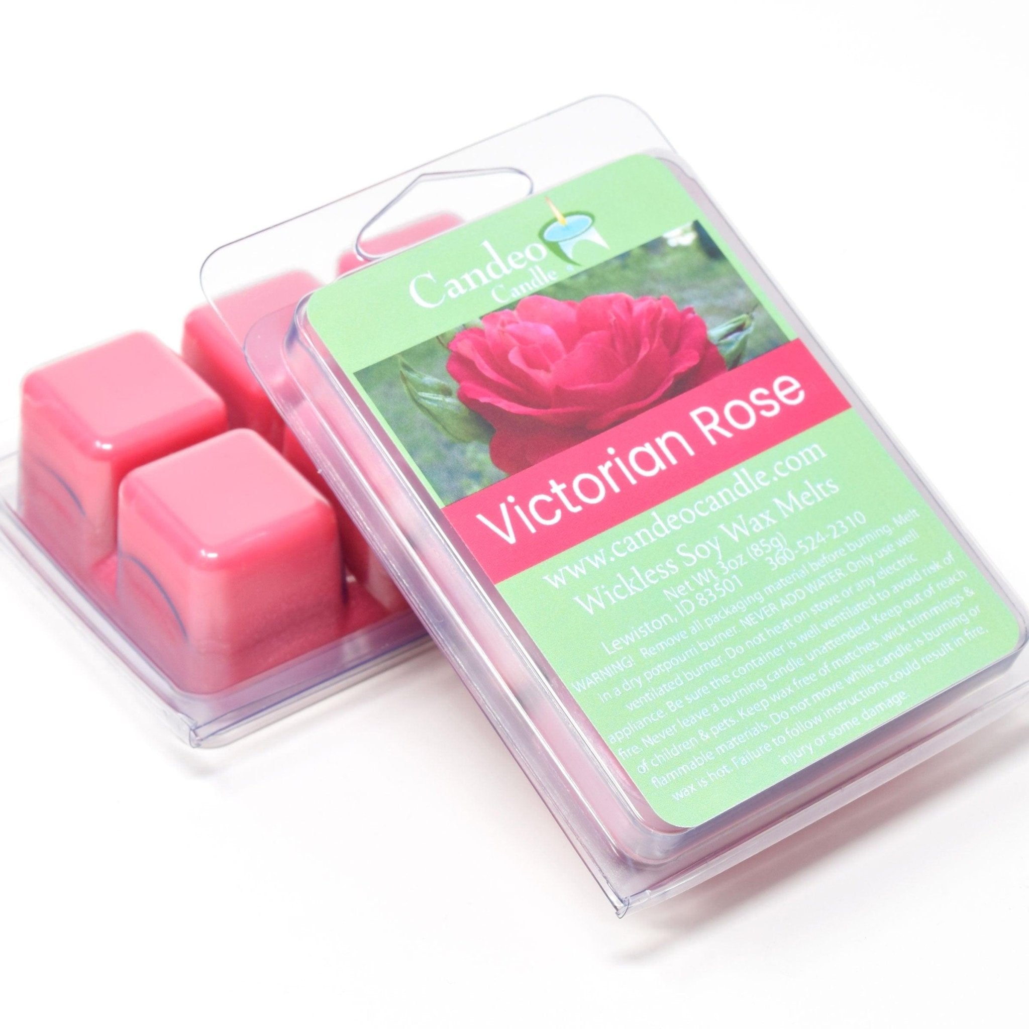 Victorian Rose, Soy Melt Cubes, 2-Pack - Candeo Candle