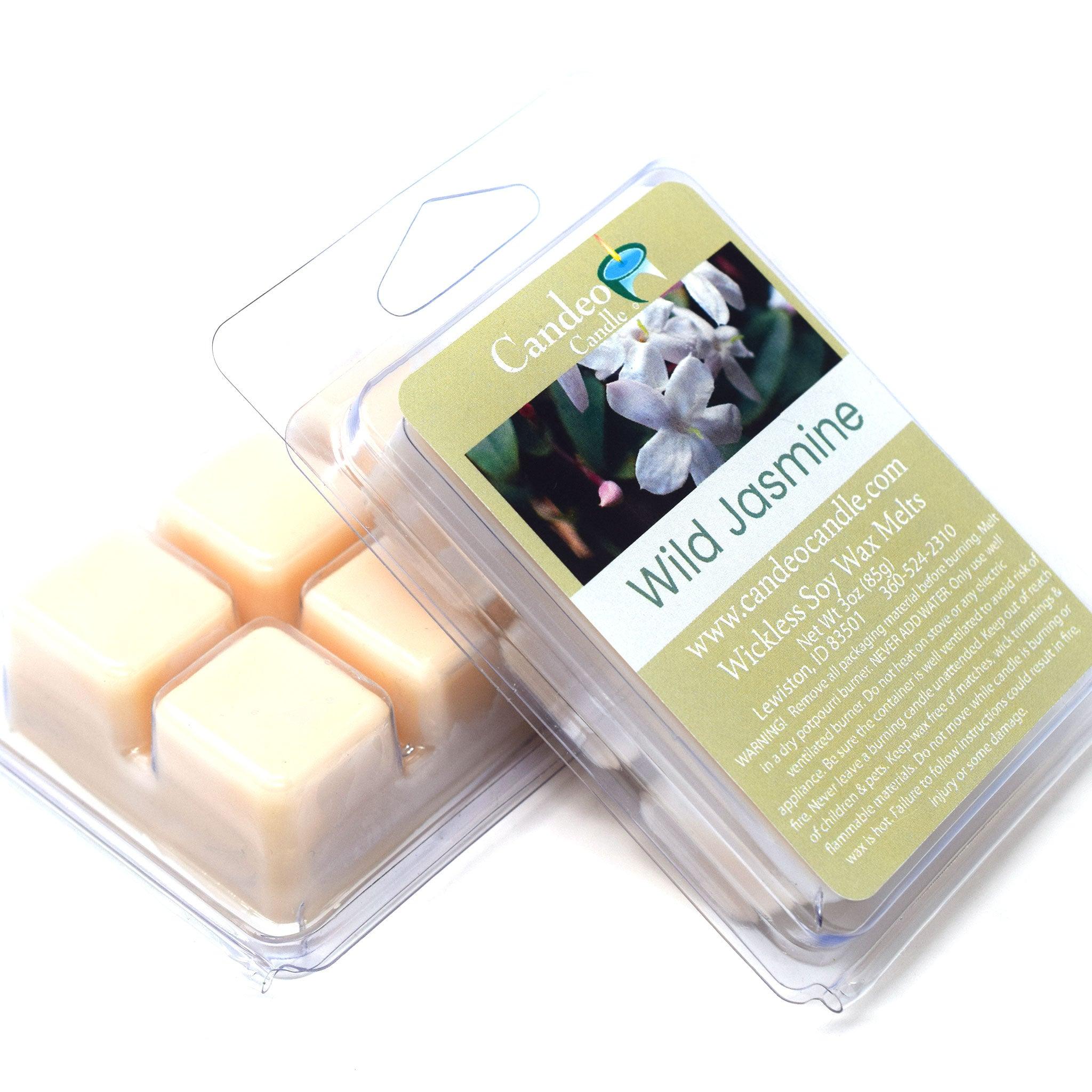 Wild Jasmine, Soy Melt Cubes, 2-Pack - Candeo Candle