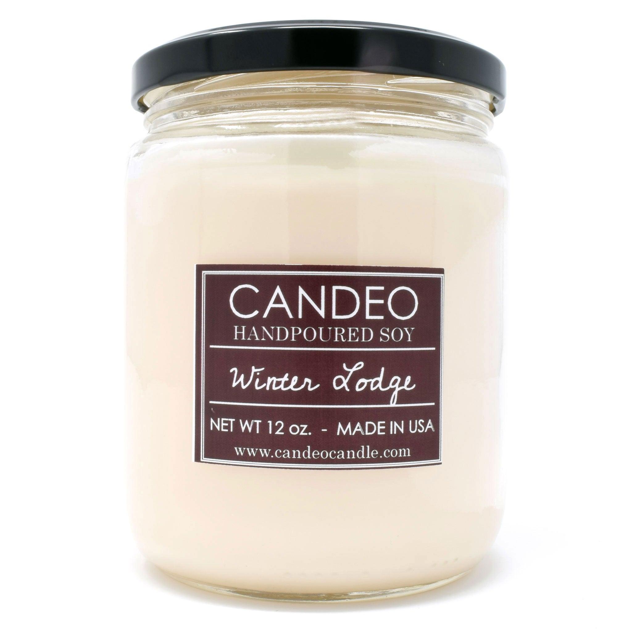 Winter Lodge, 14oz Soy Candle Jar - Candeo Candle
